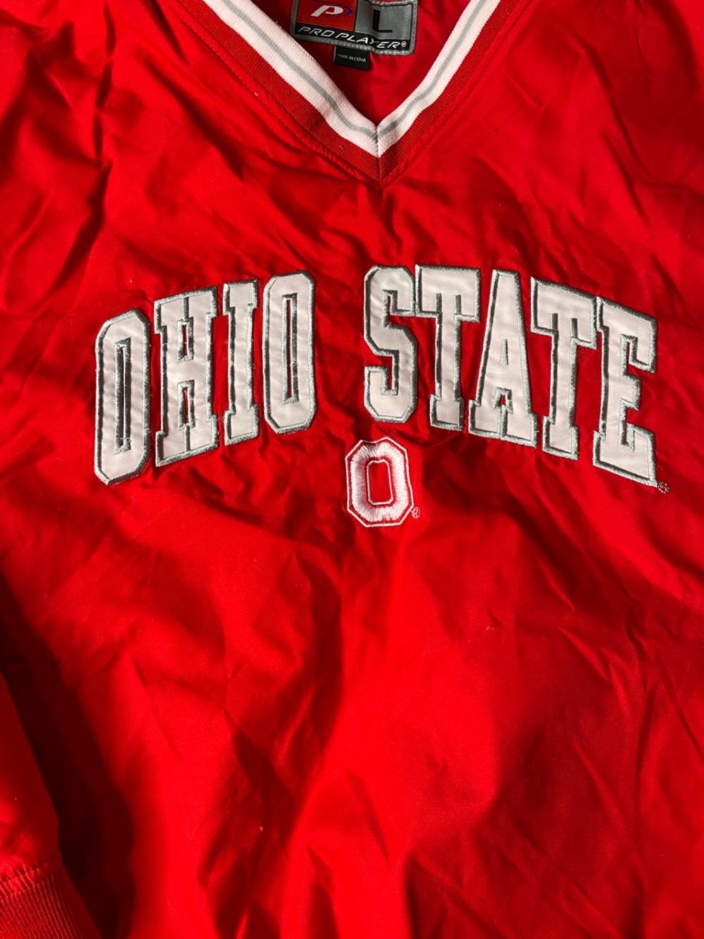 Vintage NCAA Ohio State Buckeyes Pullover Windbreaker Jacket - Picture 2 of 4